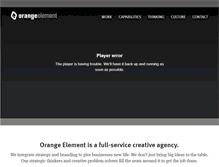 Tablet Screenshot of orange-element.com